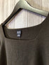 Eileen Fisher Wool Knit Sweater Size Large New